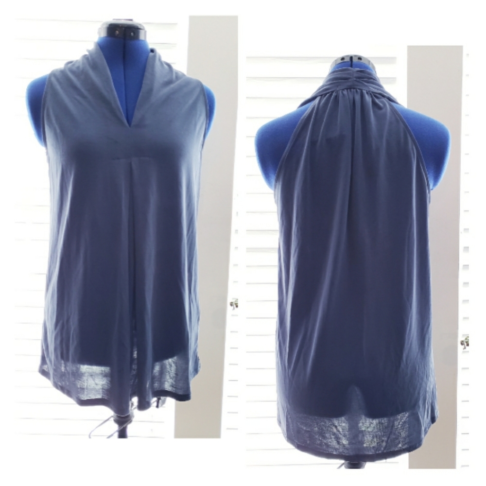 Green Envelope V-Neck Sleeveless Top size S